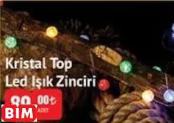 KRİSTAL TOP LED IŞIK ZİNCİRİ